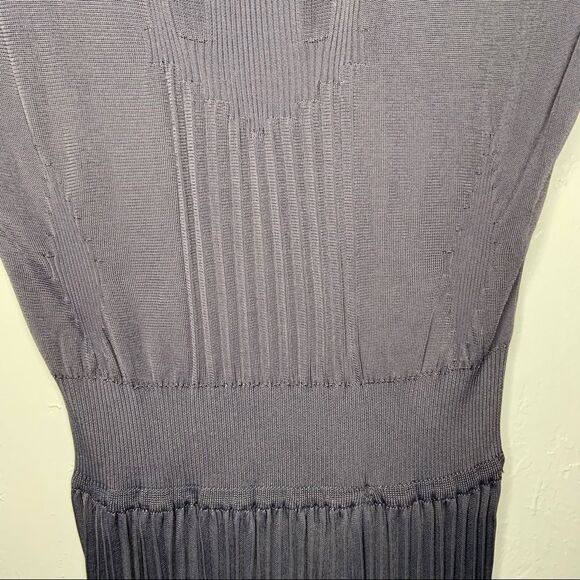 Sz Large Oscar De La Renta Navy Drop Waist Dress - Picture 4 of 11